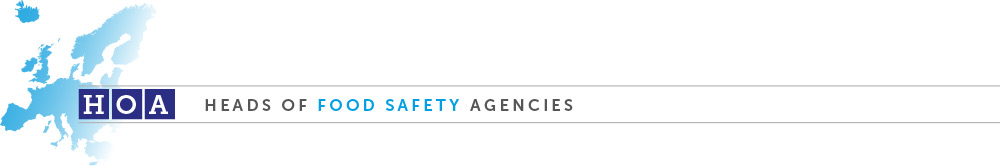 Das Bild zeigt das Logo der Heads of Food Safety Agencies