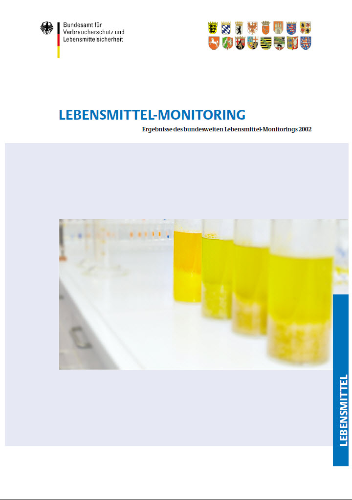 PDF zum Download - Bericht zum Lebensmittelmonitoring von 2003