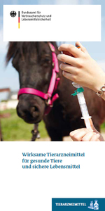 BVL-Flyer: Wirksame Tierarzneimittel für gesunde Tiere und sichere Lebensmittel