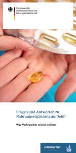 BVL-Flyer: Fragen und Antworten zu Nahrungsergänzungsmitteln!