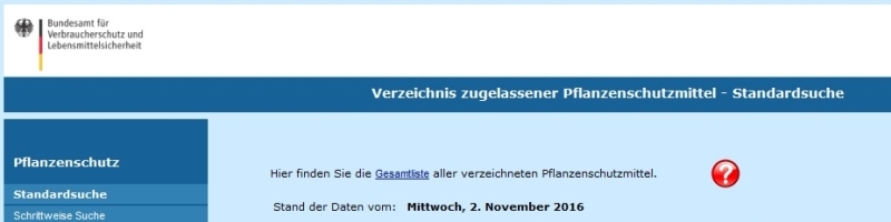 Pflanzenschutzmittel-Datenbank
